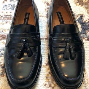Bostonian Black Tassel Loafers Sz 8.5M